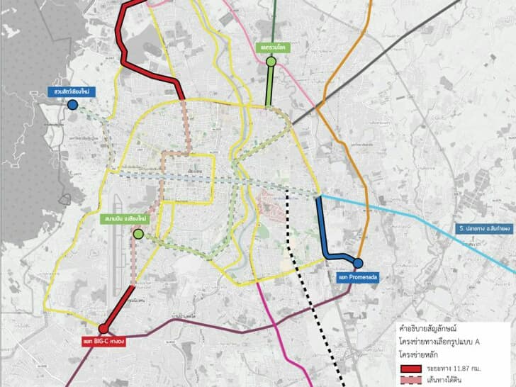 Тайланд. Новости: Одобрено строительство трамвайных линий в Чанг-Мае.