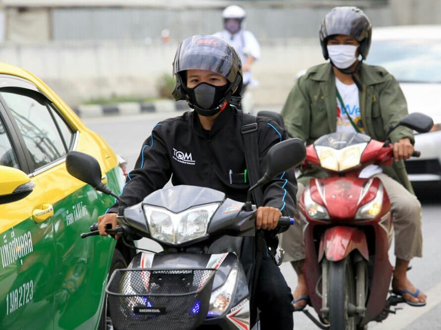 Причиной загрязнения воздуха в Бангкоке оказалось дизельное топливо.