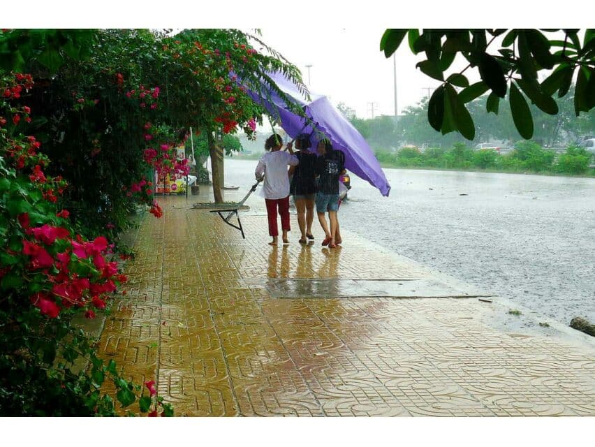С понедельника в Таиланде официально начинается сезон дождей.