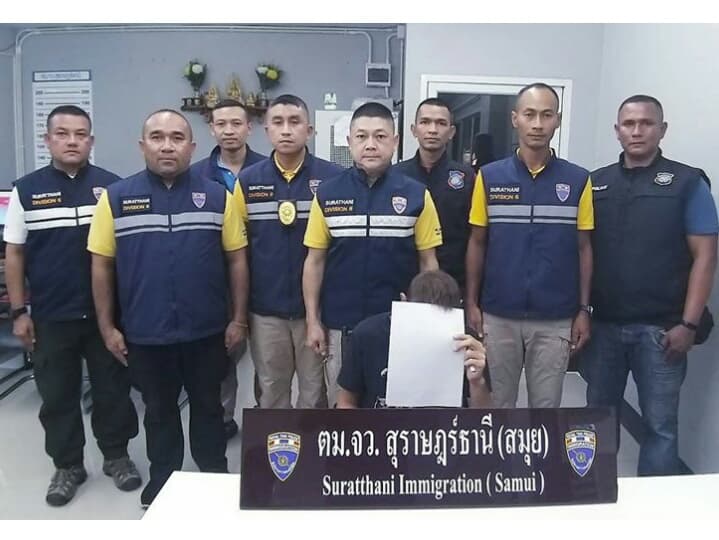 На Самуи арестован русский нелегал, проживший без визы почти 8 лет.