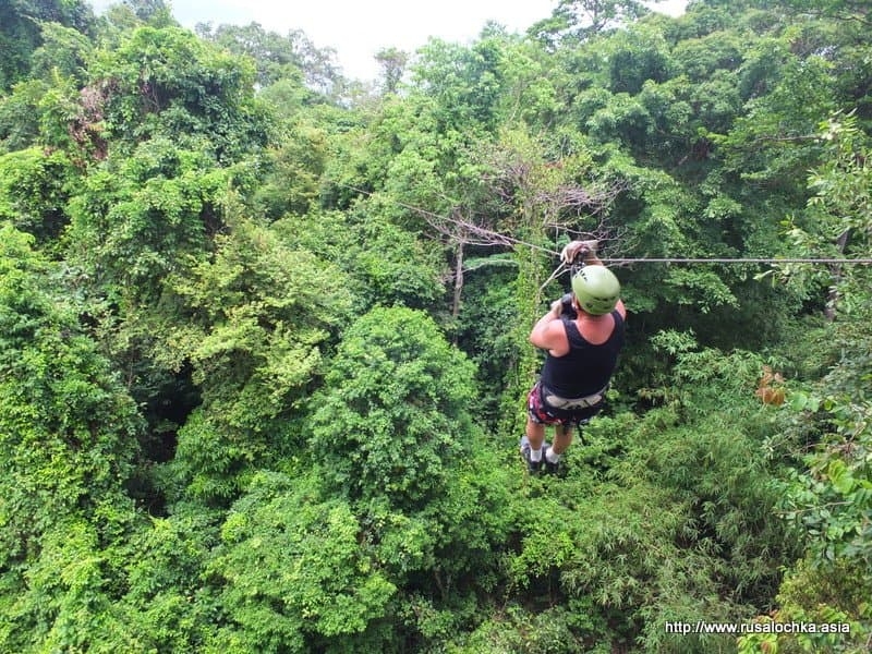 Таиланд. Экскурсия в Паттайе. Канатный маршрут - Кабель Райт.